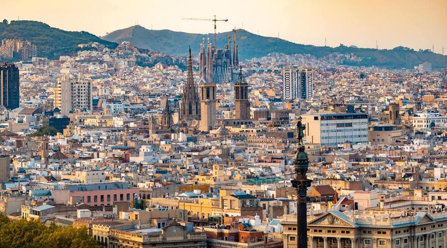 Barcelona town in Spain